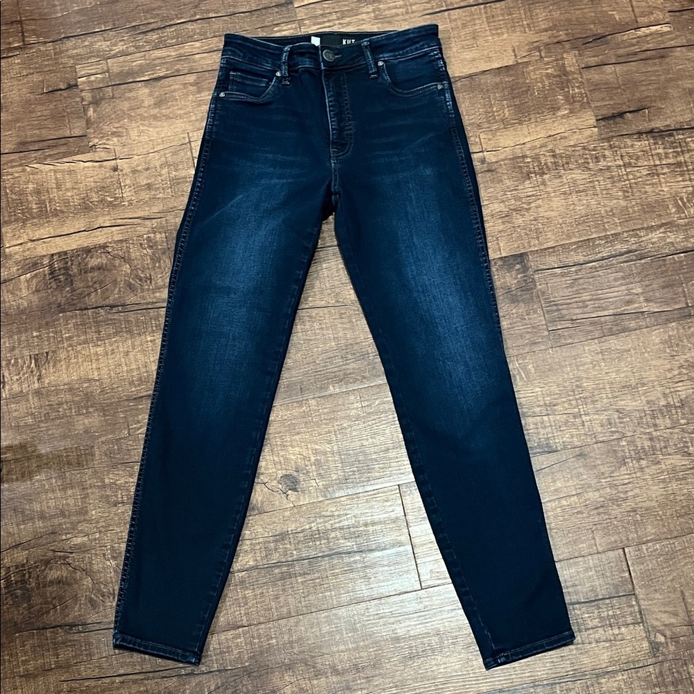 Kut from the Kloth Dark Blue Diana Fab Ab Skinny Jeans Size 0